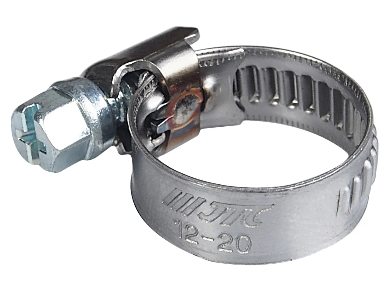 Хомут ленточный 012-020мм (9мм) червячный нержавеющая сталь JTC купить