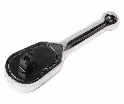 Ключ трещотка 1/4" 45 зубьев 89мм укороченная металлическая рукоятка JTC