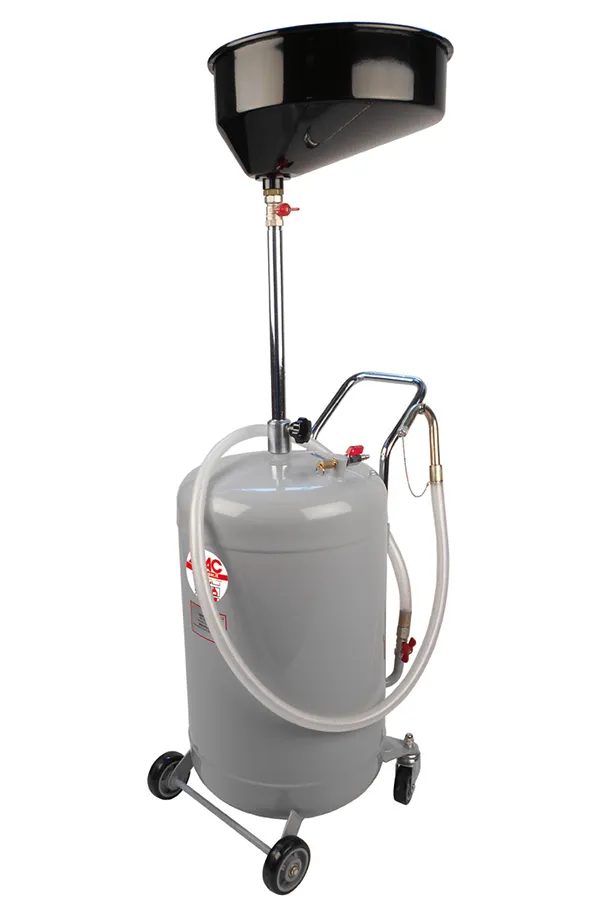 APAC 1803.80 Установка для слива масла/антифриза с круглой подъемной ванной, мобильная