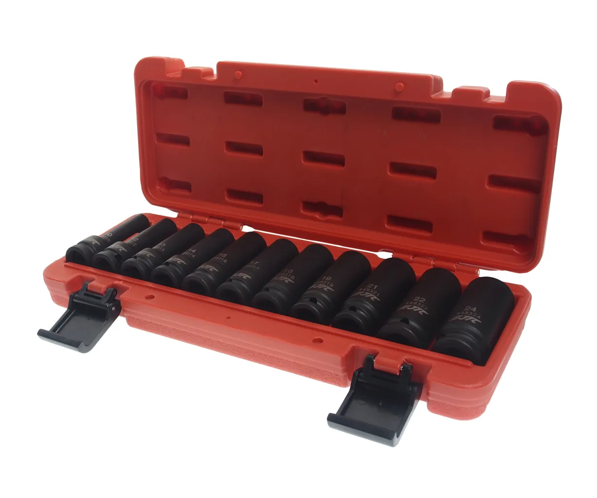 Набор головок торцевых 1/2" 12-ти гранных 10-24мм ударных глубоких 11 предметов JTC купить