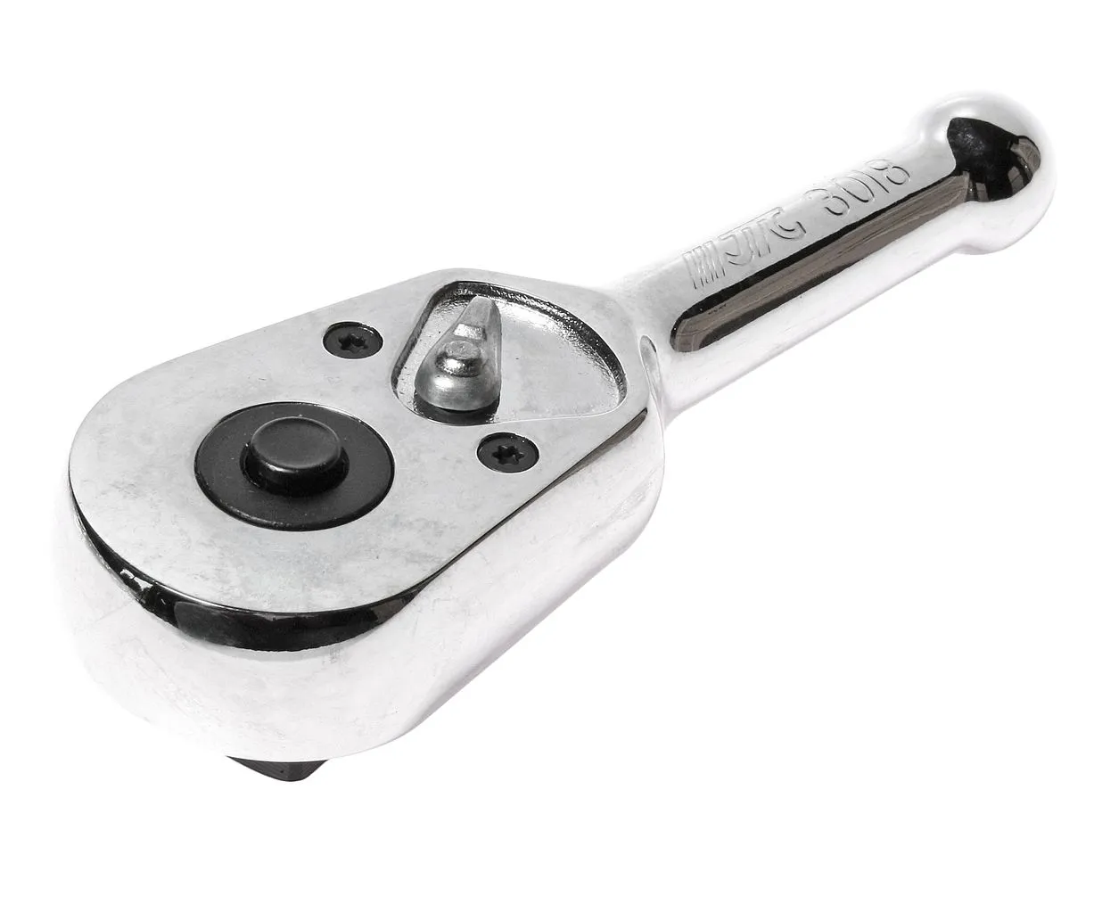 Ключ трещотка 1/2" 45 зубьев 130мм укороченная металлическая рукоятка JTC купить