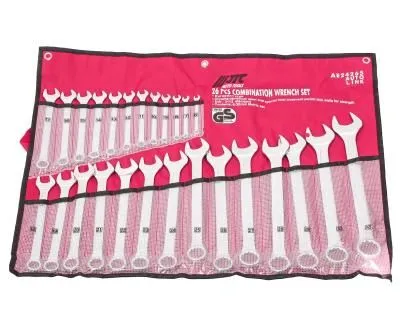 Набор ключей комбинированных 6-32мм 26 предметов в планшете JTC