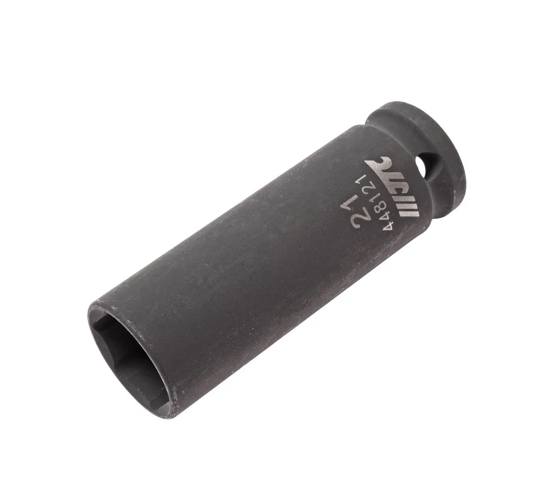 Головка торцевая 1/2" 21мм ударная тонкостенная глубокая L=82мм JTC купить