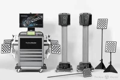 Мобильный стенд сход-развал 3D для грузовых автомобилей ТехноВектор 7 Truck P 7204 HT MC2