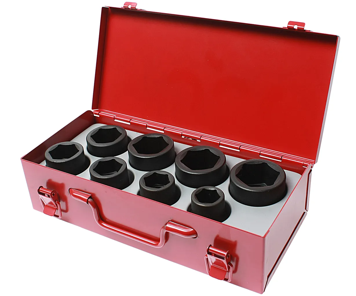 Набор головок торцевых 3/4" 6-ти гранных 21-38мм ударных 8 предметов в кейсе JTC купить