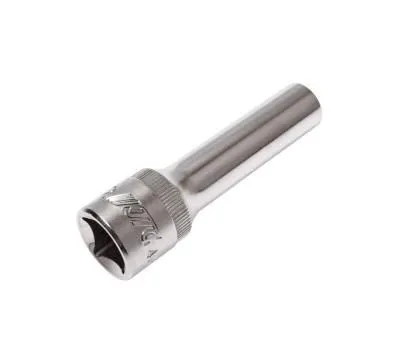 Головка торцевая 1/2" TORX E12 глубокая L=76мм JTC