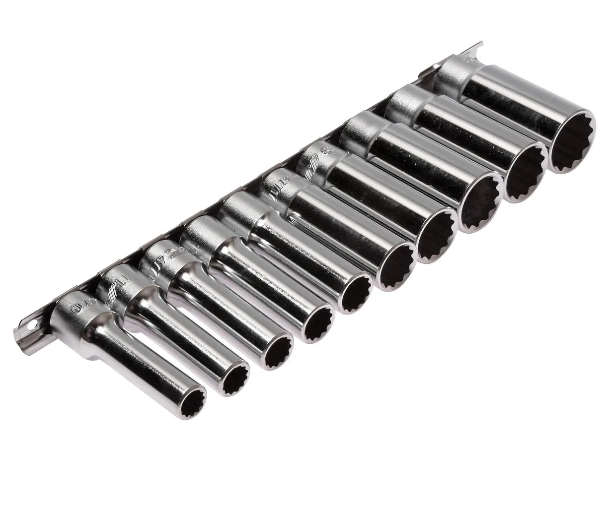 Набор головок торцевых 1/2" 12-ти гранных 10-24мм глубоких L=76мм 10 предметов JTC купить