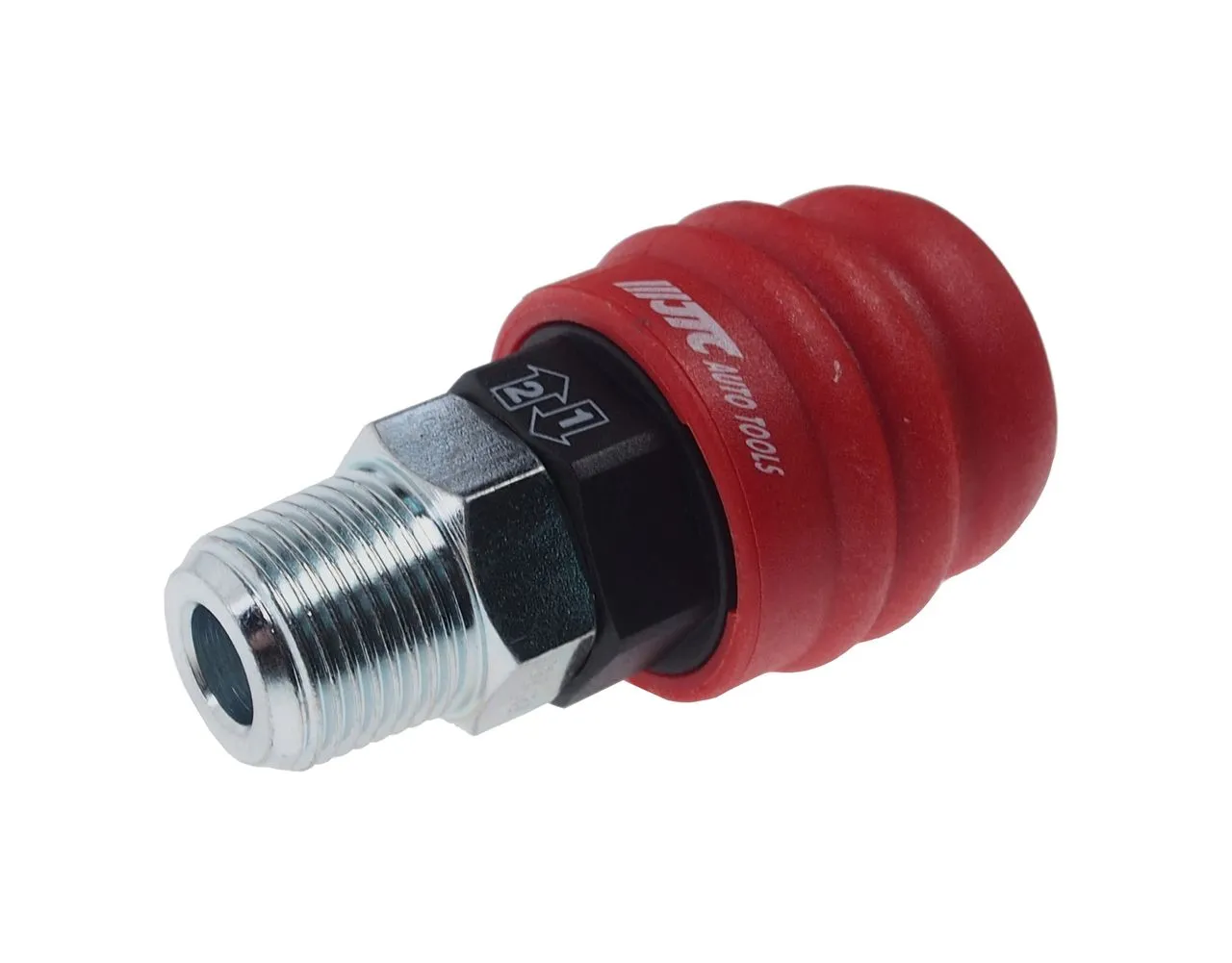 Переходник для компрессора M3/8" быстросъемный наружная резьба двухрежимный JTC купить