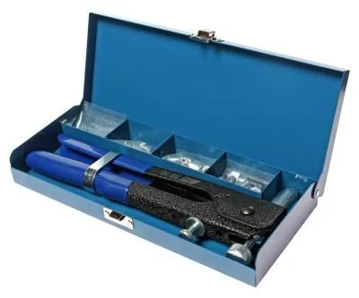 Заклепочник 270мм 3-6мм ручной резьбовой с комплектом заклепок в кейсе JTC