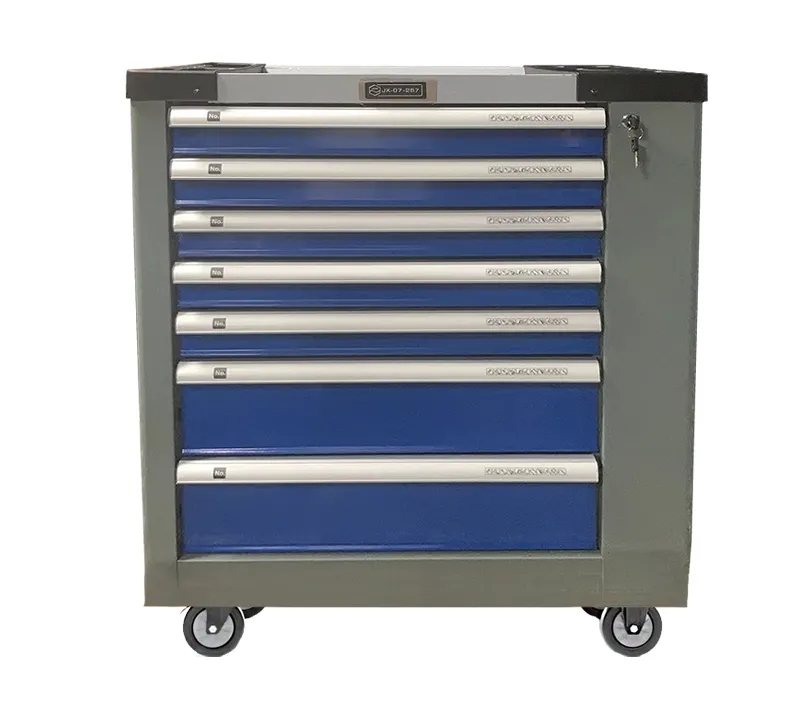 ТЕМП JX-07-267 Тележка инструментальная, 7 ящиков, 267 инструментов купить