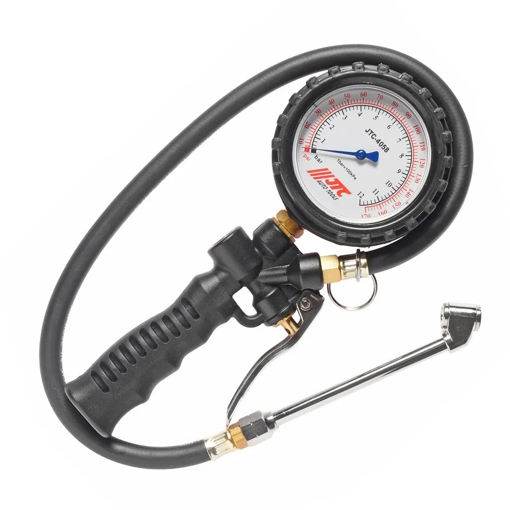 Манометр шинный 12атм. многофункциональный 170PSI JTC купить