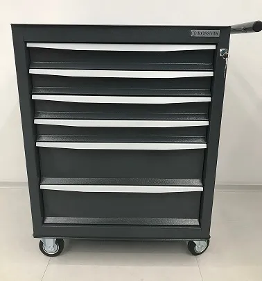 Тележка инструментальная Rossvik T06-7016, 6 выдвижных ящиков, ц/замок, 670*450*930hмм фото товара COMPASS MARKET Тележка инструментальная Rossvik T06-7016, 6 выдвижных ящиков, ц/замок, 670*450*930hмм купить