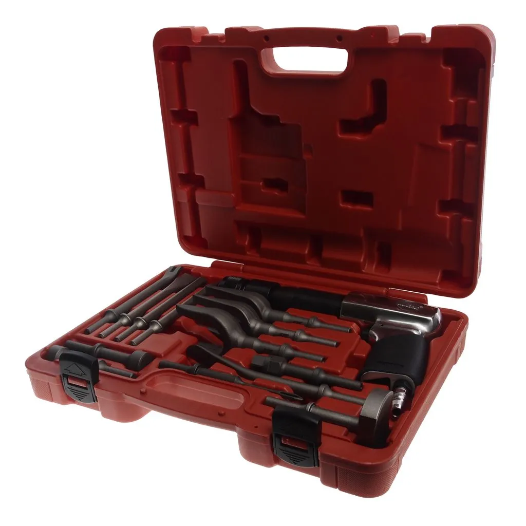 Молоток пневматический с набором зубил 15 предметов JTC купить