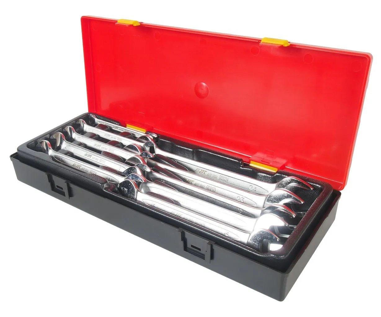 Набор ключей рожковых 6-24мм двухсторонних 10 предметов в кейсе JTC купить